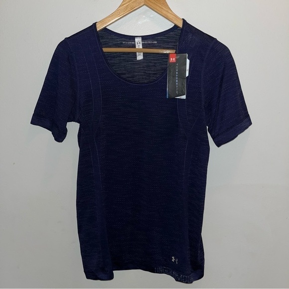 New with Tags Under Armour Threadborne T-shirt Blue Women’s Size Medium - Picture 1 of 7